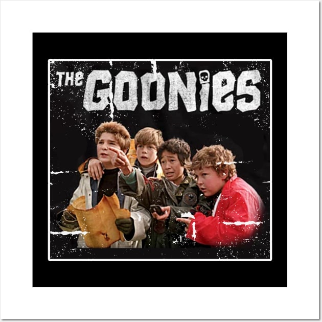 Vintage The goonies adventure 80s Wall Art by Don'tawayArt